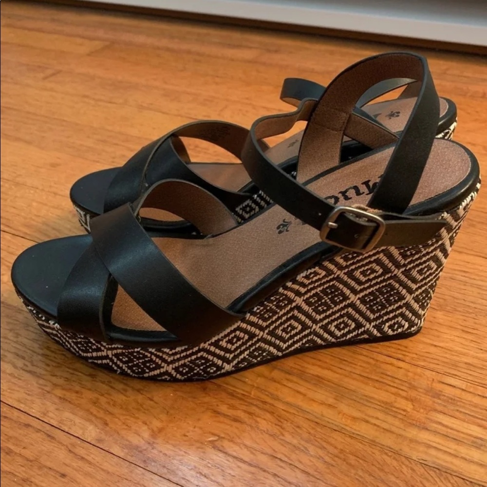 Mudd Wedge Sandals